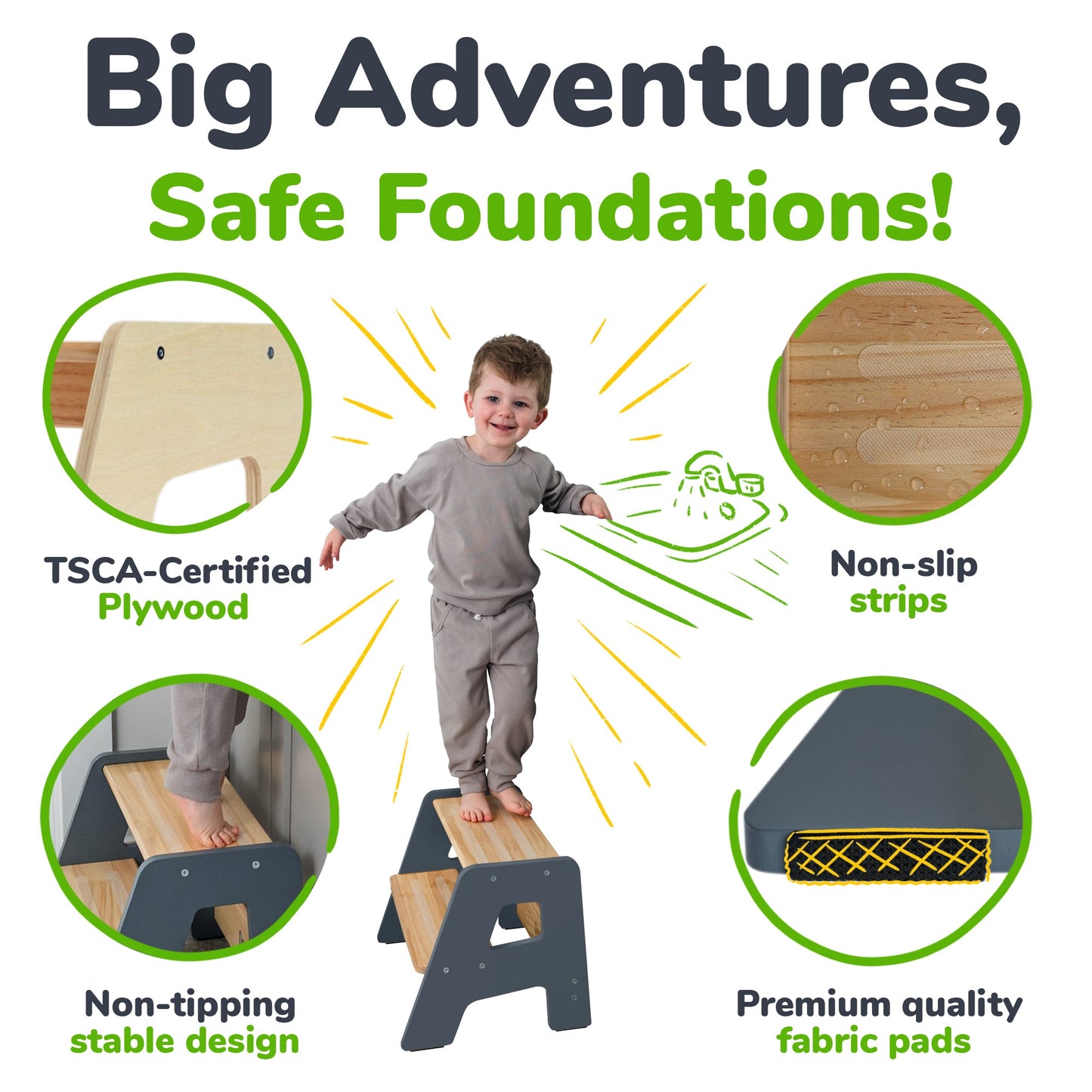 2-Step Stool for Kids