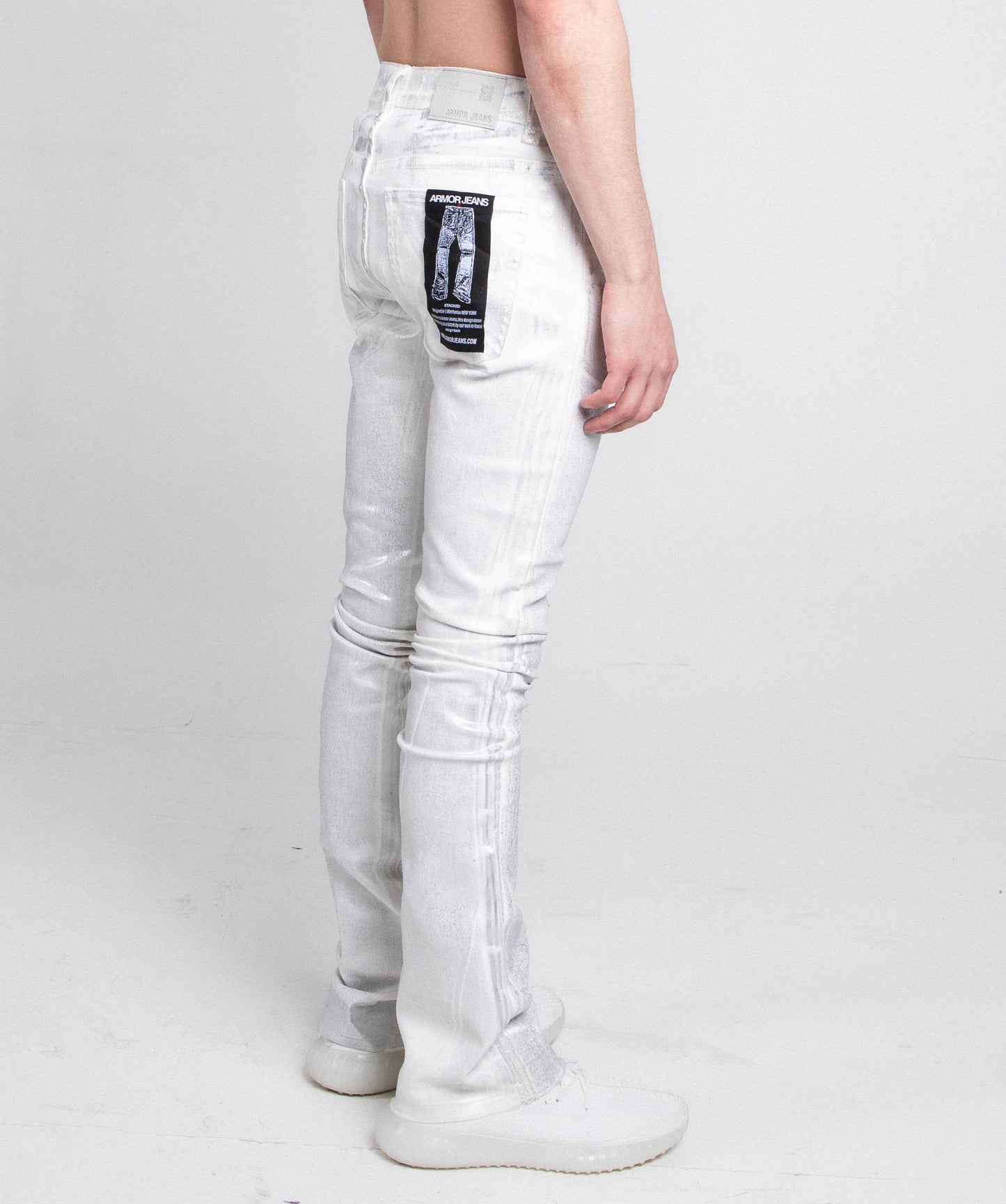 ASJ691 SILHOUETTES  STACKED JEANS