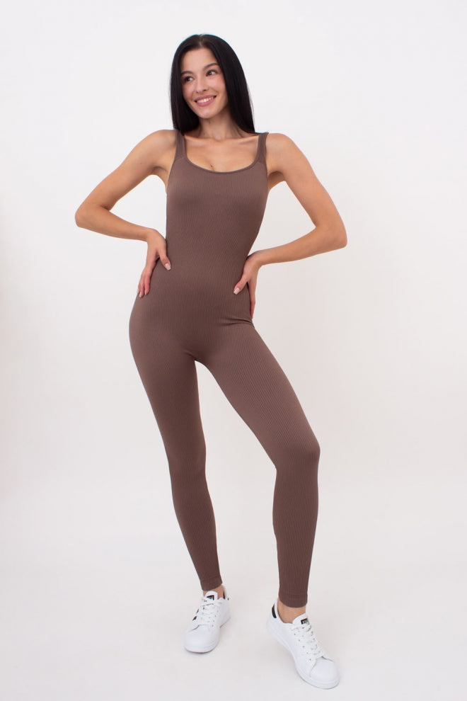 Seamless Ribbed Jumpsuit