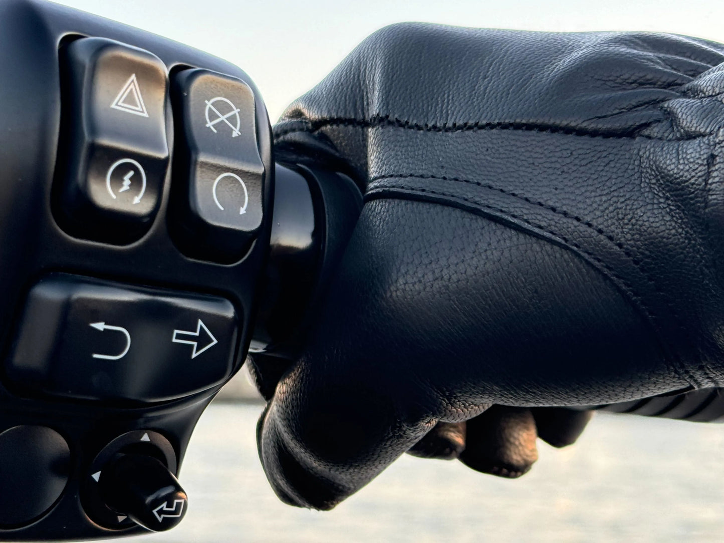 Legendary Bad Billy Black Goatskin Short Wrist Gloves