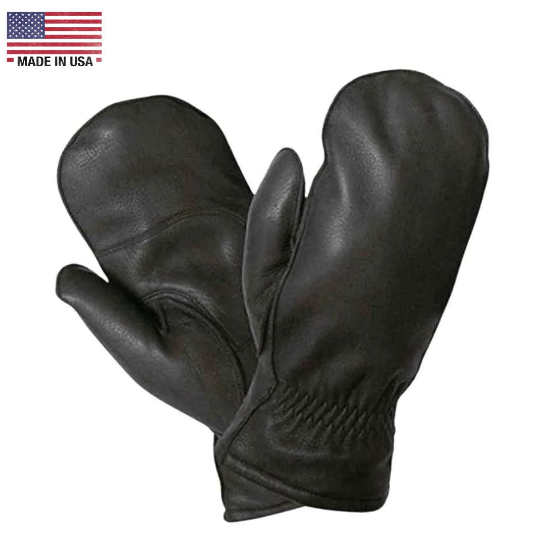 Legendary Deerskin Leather Insulated Mittens