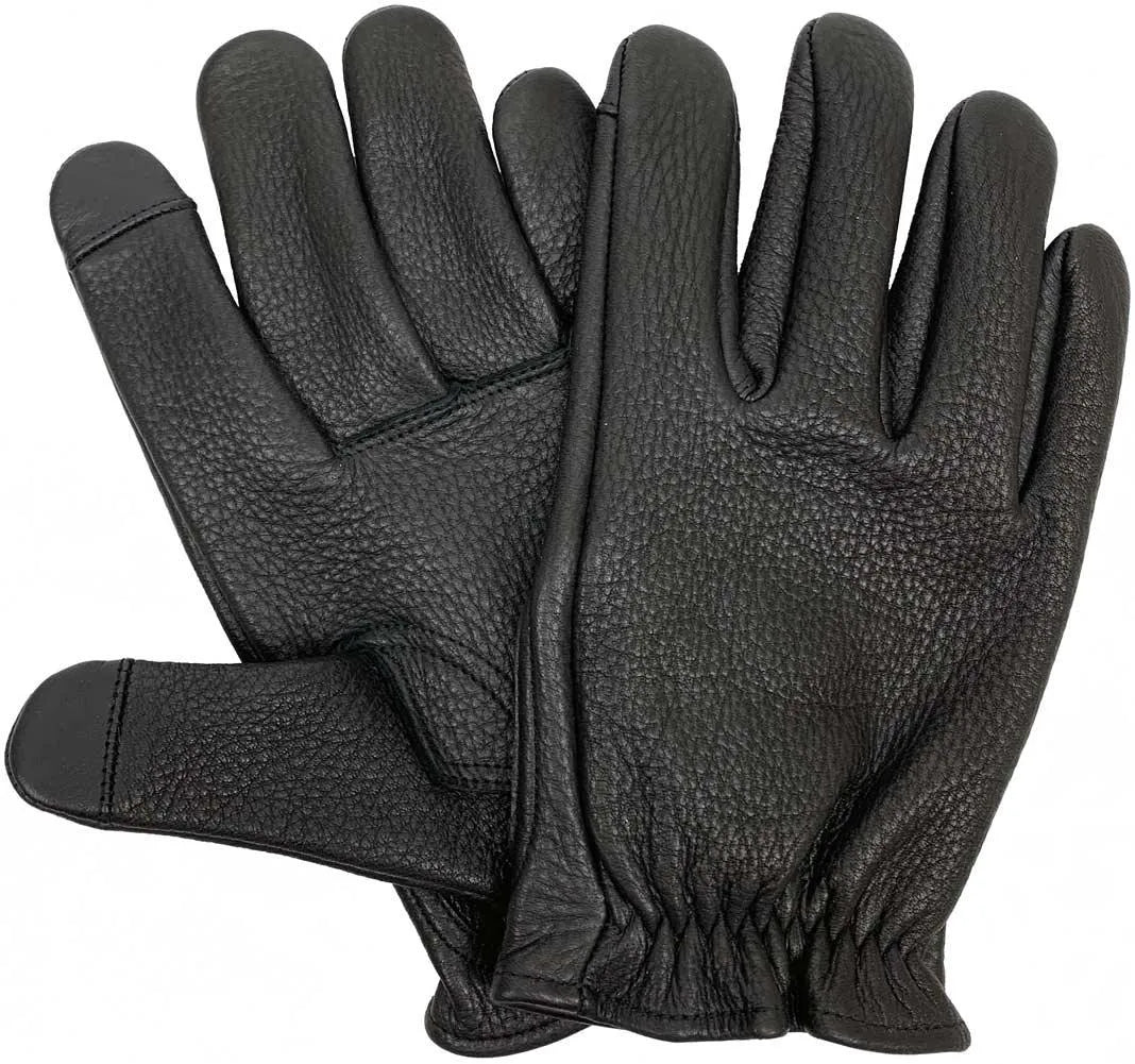 Legendary Deerskin Short Wrist Touchscreen Gloves